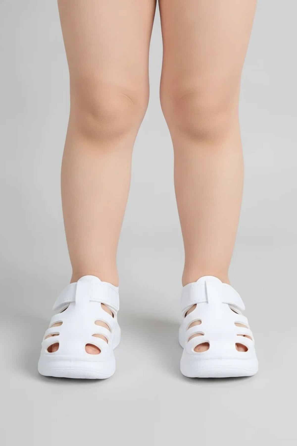 Işıklı Cırtlı Çocuk Sandalet Beyaz - 33175.264.