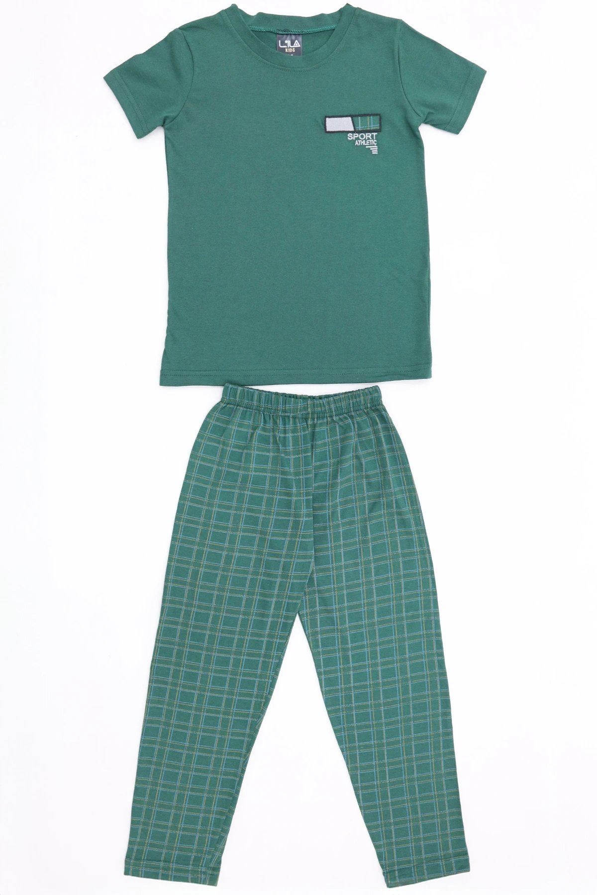 5-12 Yaş Süprem Pijama Takımı Yeşil - 52331.1048.