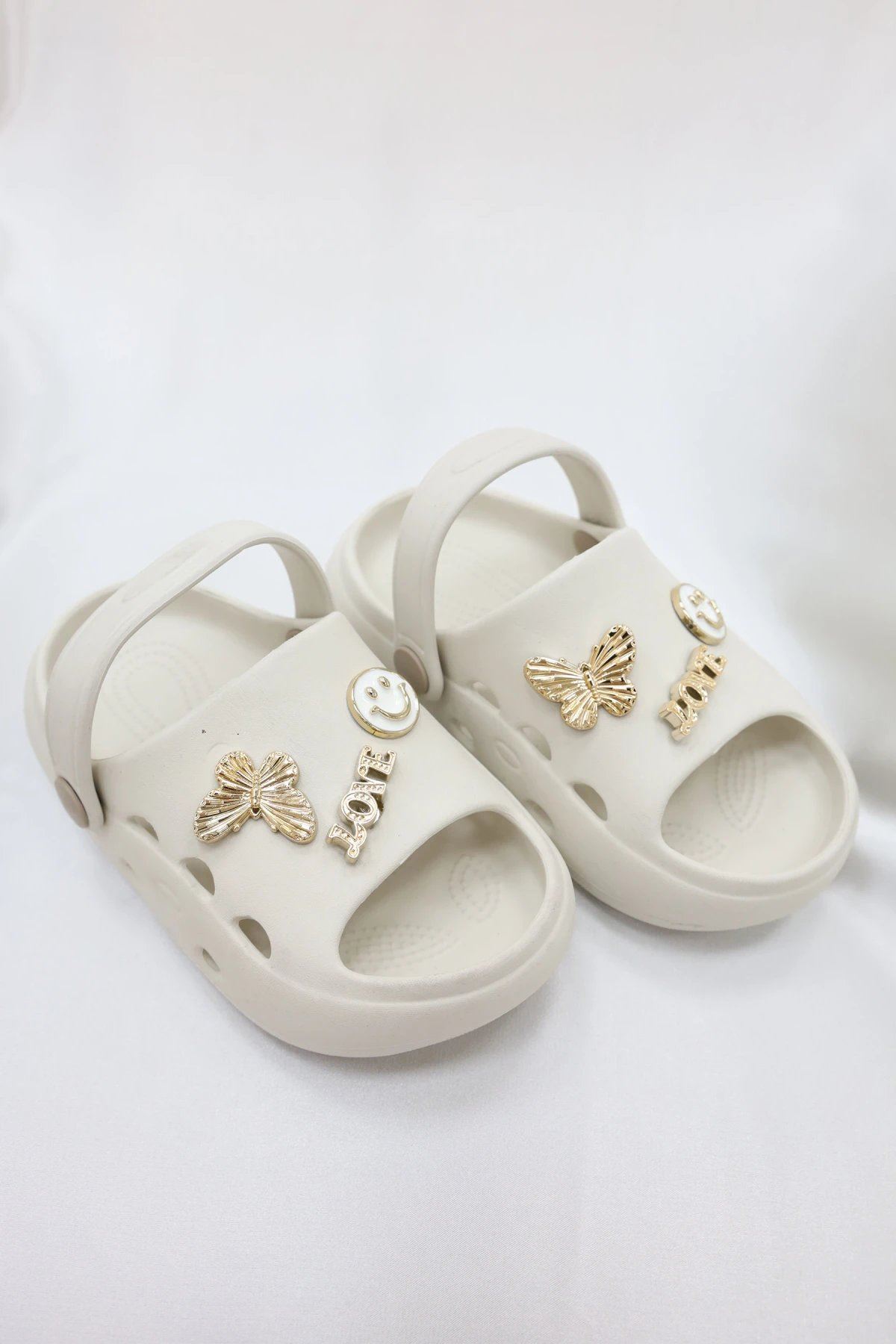 Aksesuarlı Çocuk Sandalet Taş - 32333.264.