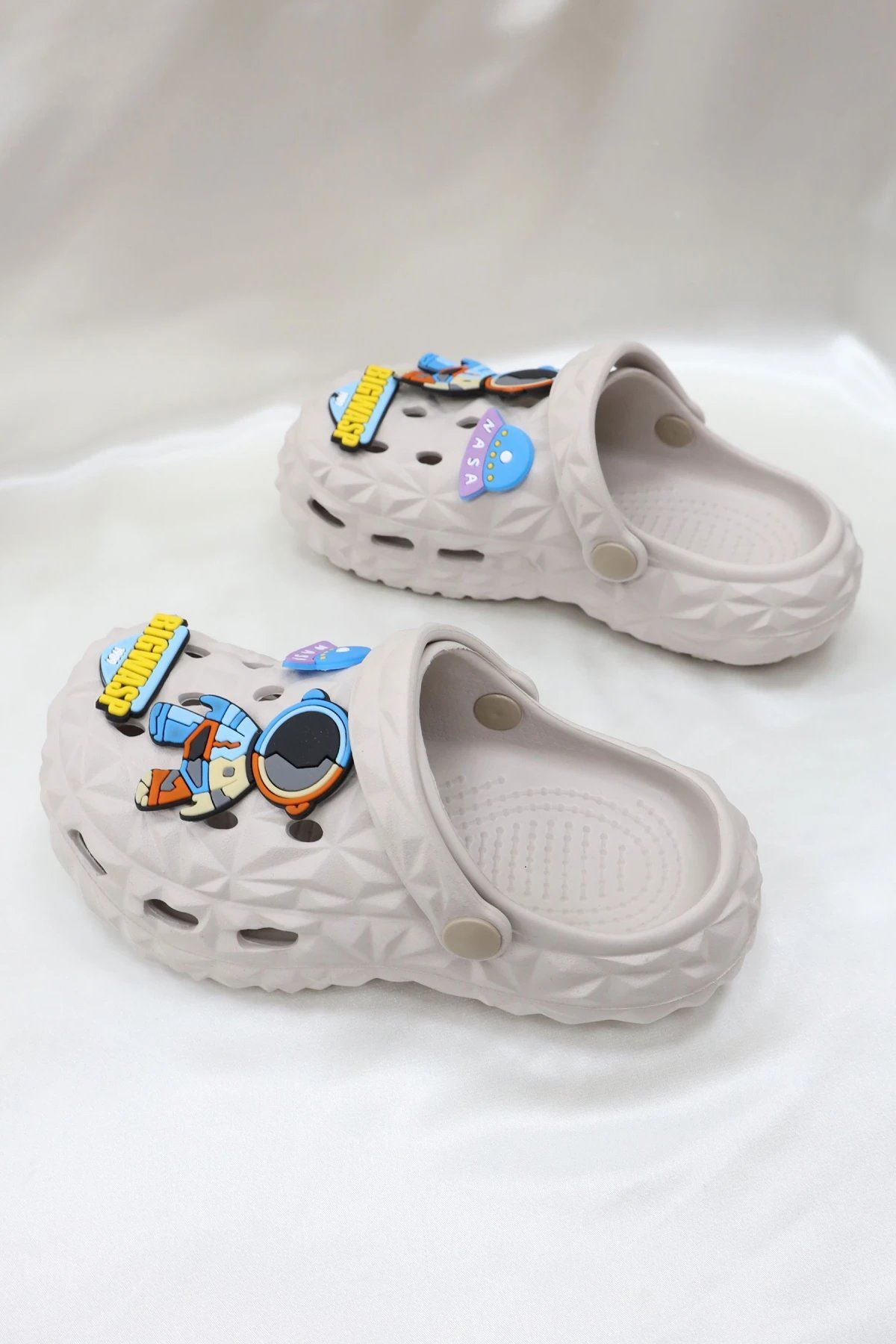Aksesuarlı Çocuk Sandalet Siyahbeyaz - 32335.264.