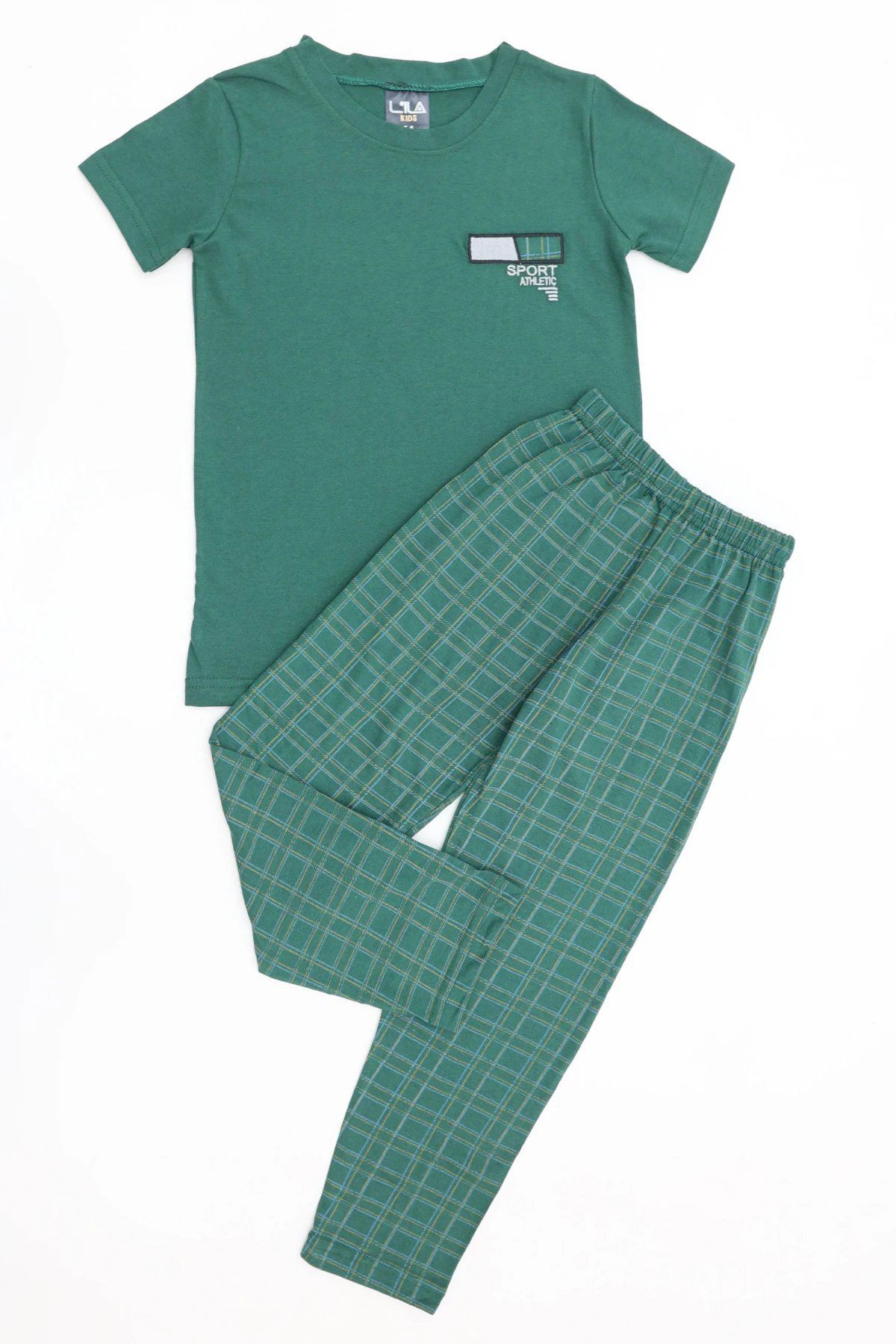5-12 Yaş Süprem Pijama Takımı Yeşil - 52331.1048.