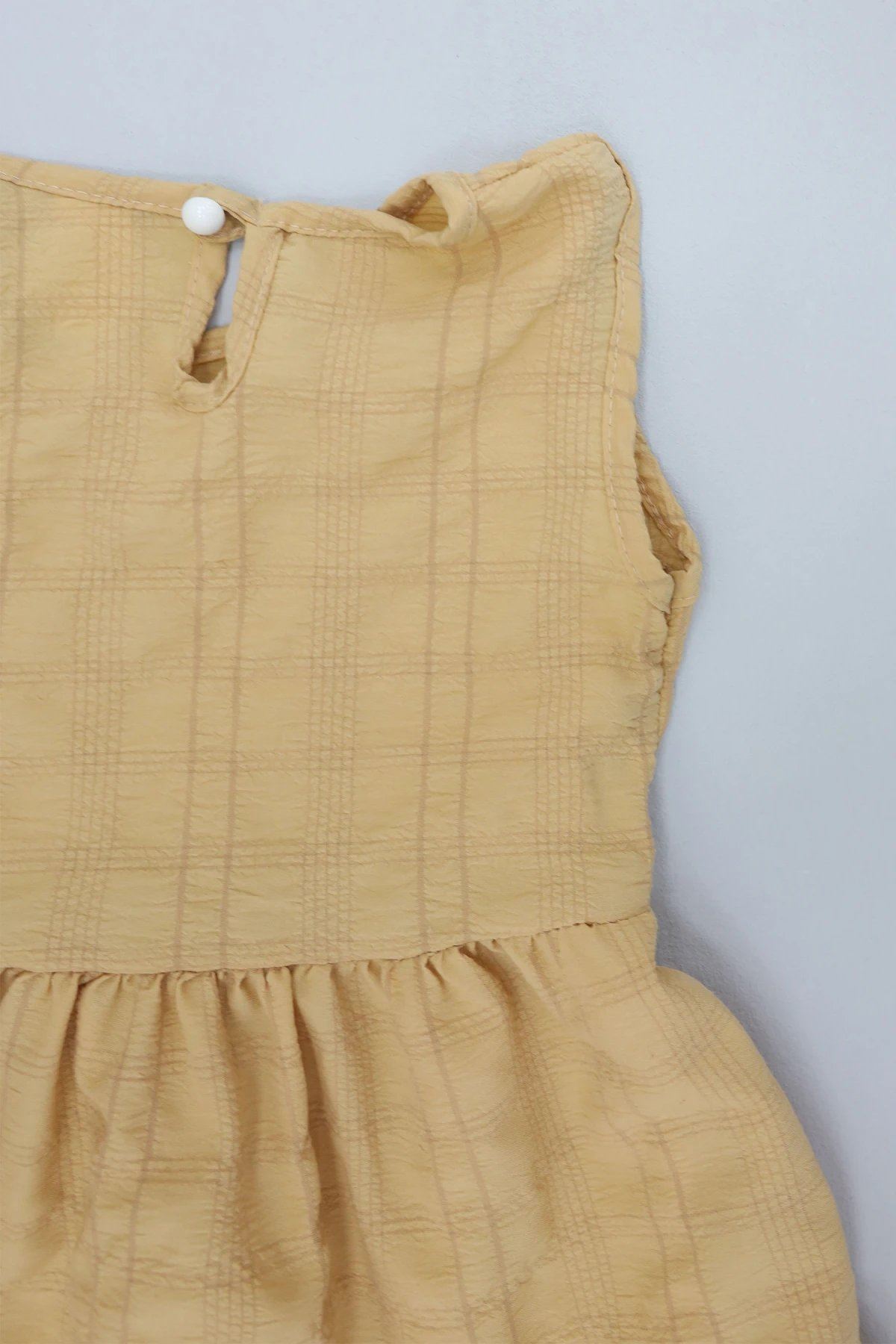 4-8 Yaş Şapkalı Çocuk Elbise Camel - 53607.2186.