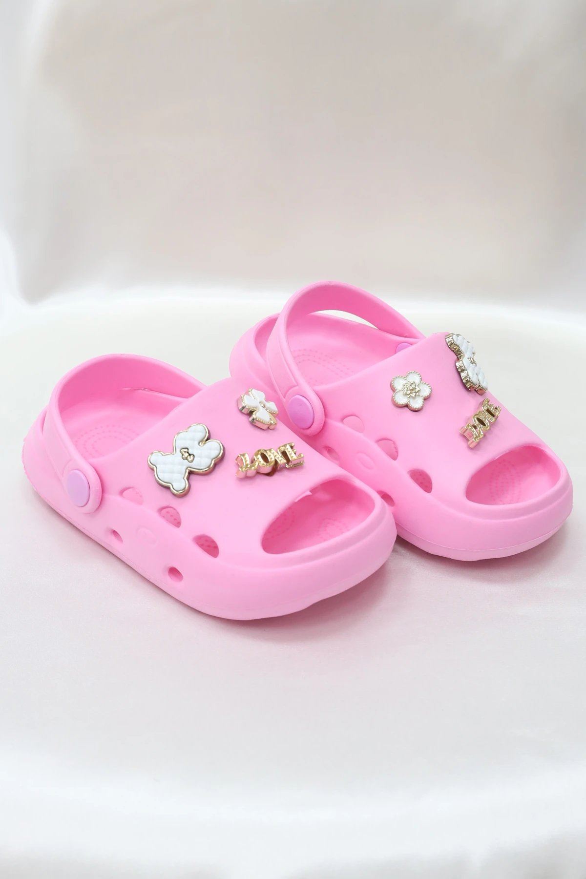 Aksesuarlı Çocuk Sandalet Pembe - 32333.264.