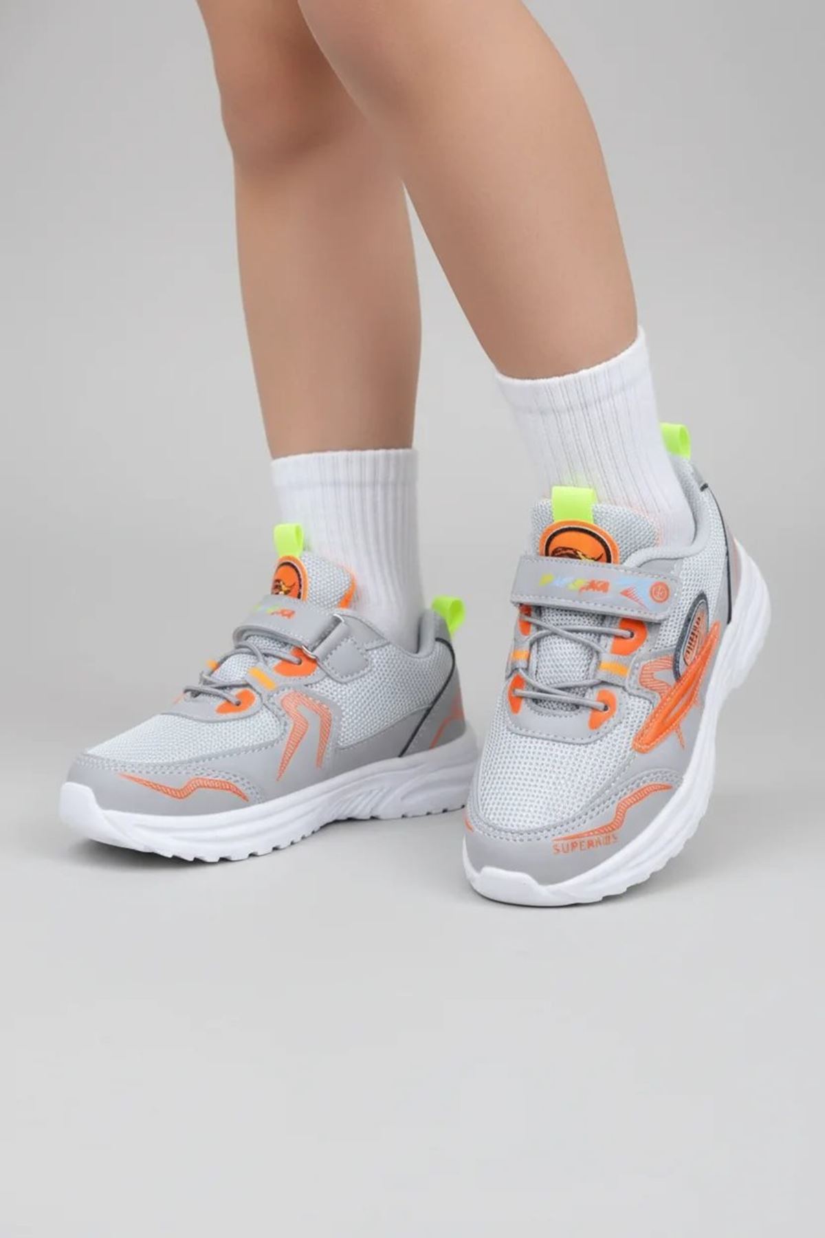 Çocuk Spor Ayakkabı Gri - 32731.2082.