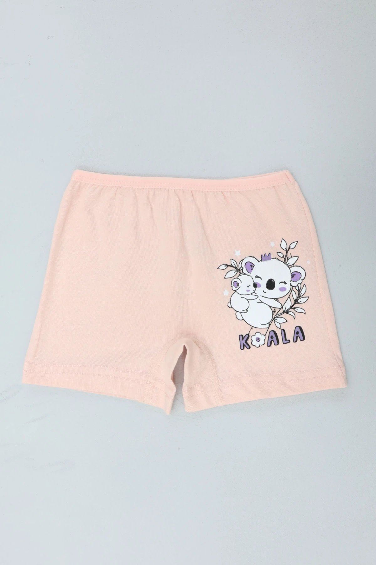 2-11 Yaş Kız Çok Boxer  Somon - 55558.2189.