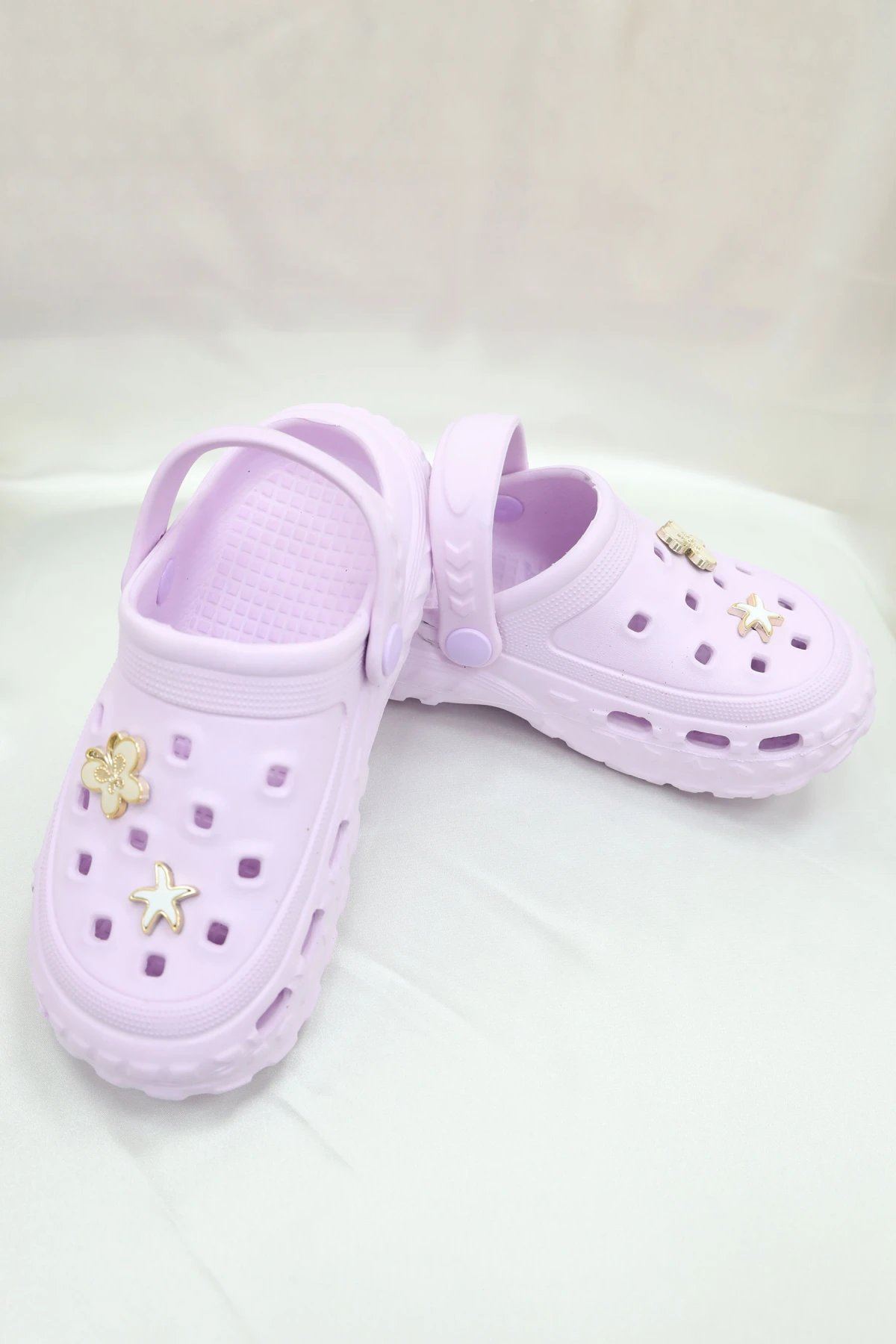 Aksesuarlı Çocuk Sandalet Lila - 32335.264.