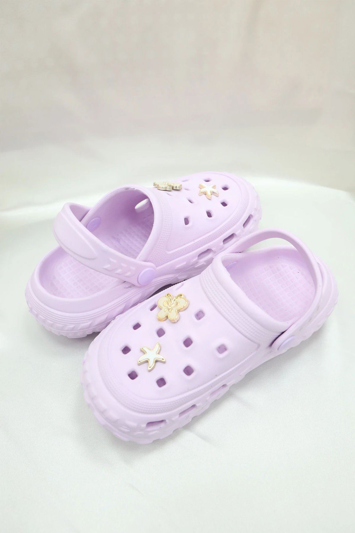 Aksesuarlı Çocuk Sandalet Lila - 32335.264.