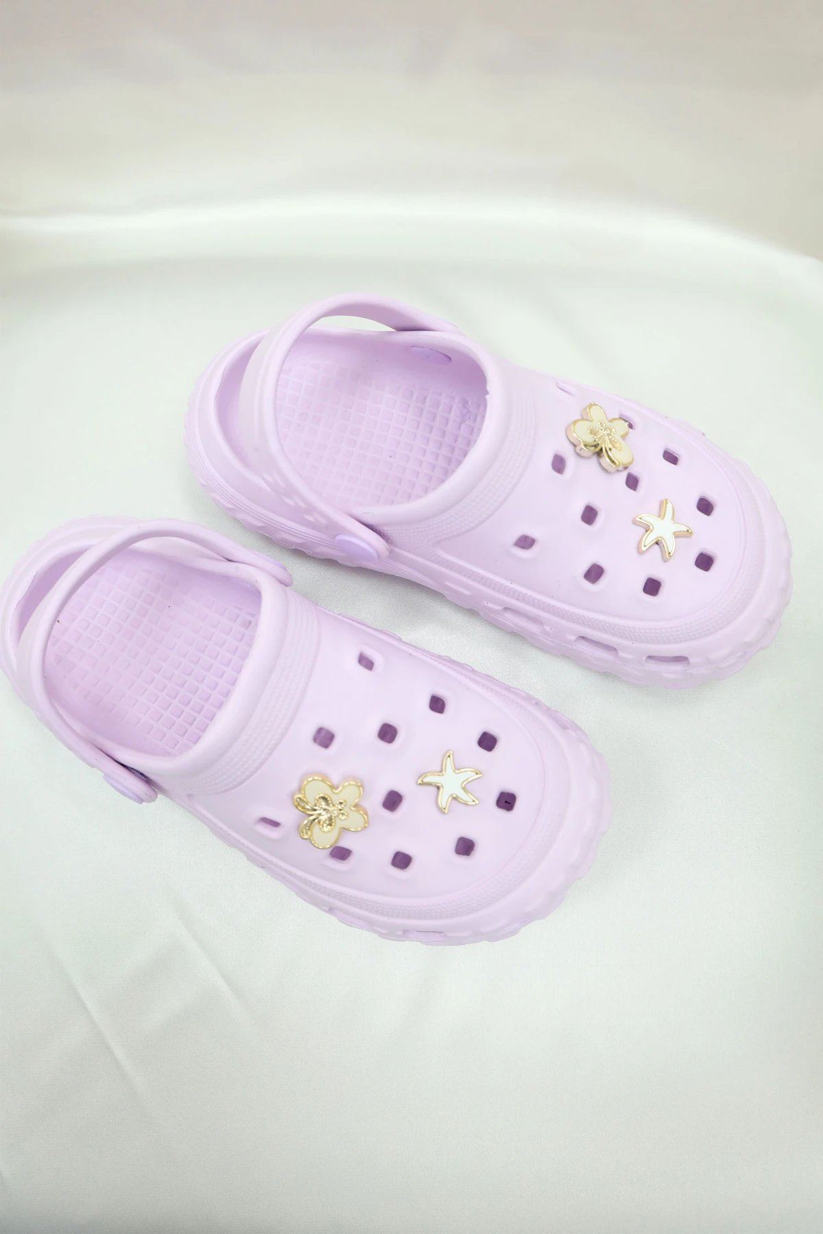 Aksesuarlı Çocuk Sandalet Lila - 32335.264.